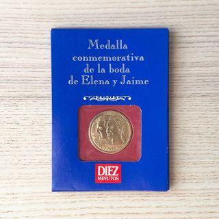 Medalla Boda Elena y Jaime 1995