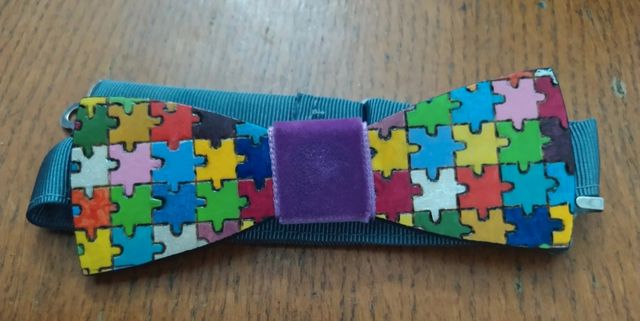 Papillon in legno multicolor