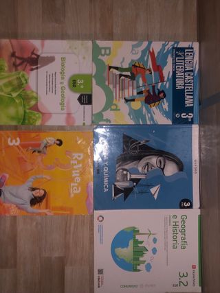 LIBROS DE 3 ESO DEL IES ALFONSO VIII