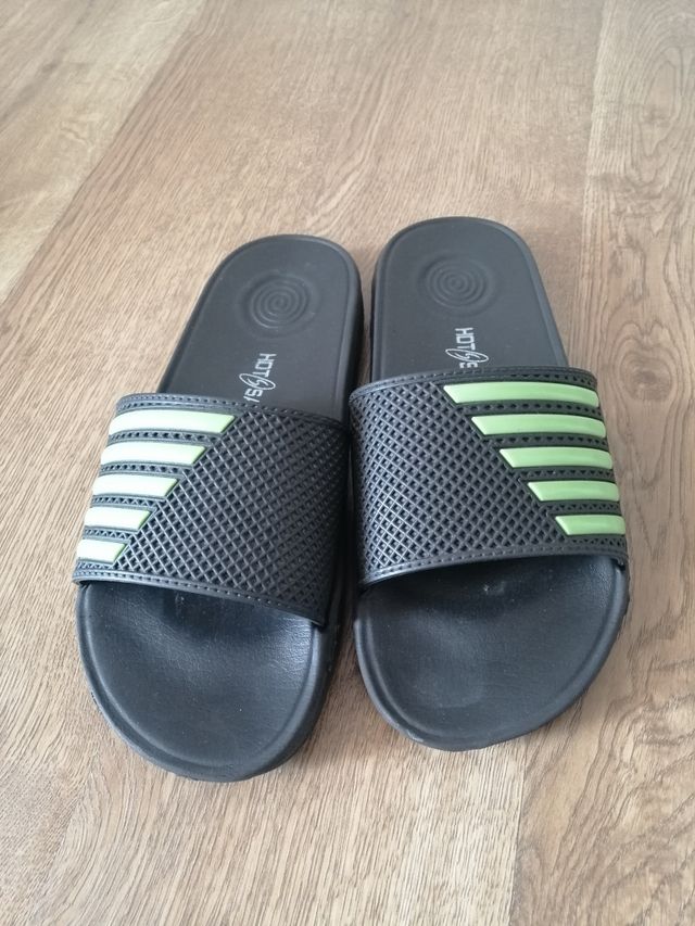 Ciabatte estive nere e verdi tg.40