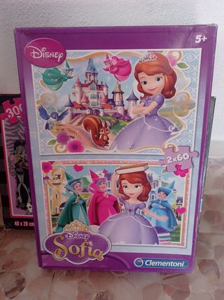 Pack 2 puzles Disney Sofia y Monster High