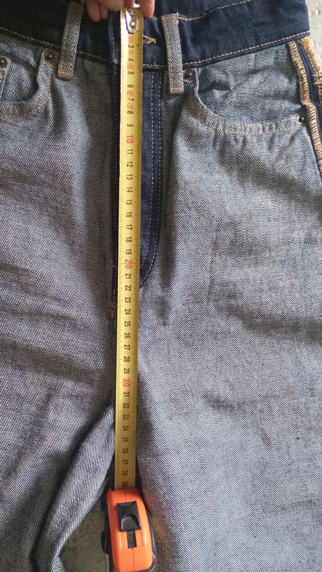 Jeans Zara a contrasto blu tg. 40