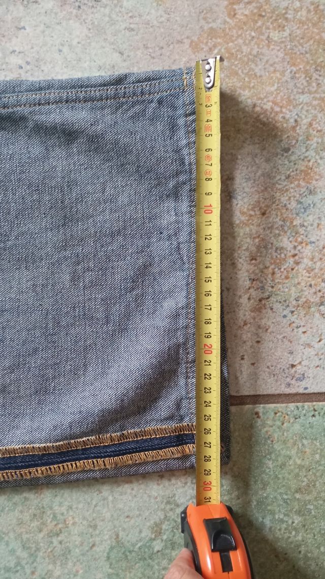 Jeans Zara a contrasto blu tg. 40