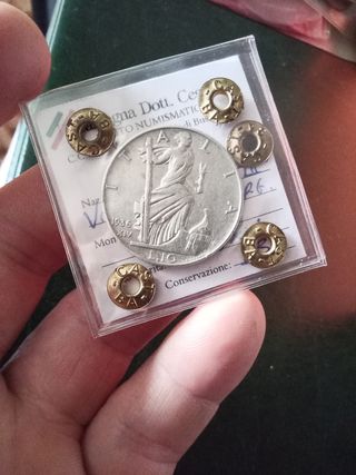 10 Lire 1936 Italia - Argento