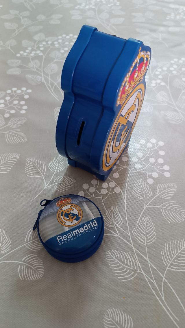 Hucha y monedero Real Madrid