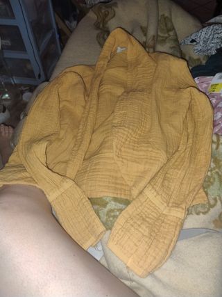 Giacca estiva giallo ocra