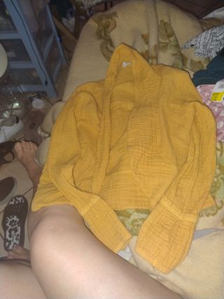 Giacca estiva giallo ocra