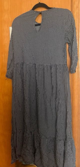 Vestido blanco y negro