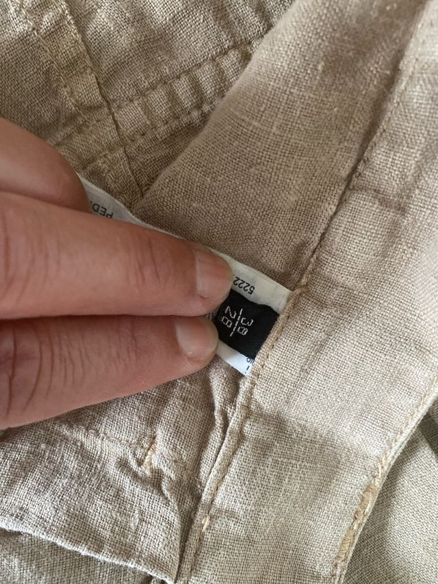 Mini Falda Massimo Dutti Beige