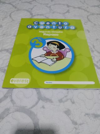 Libro "Cuento Aventura" 3 años segundo trimestre