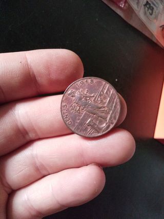 5 Centesimi 1918 Regno d'Italia