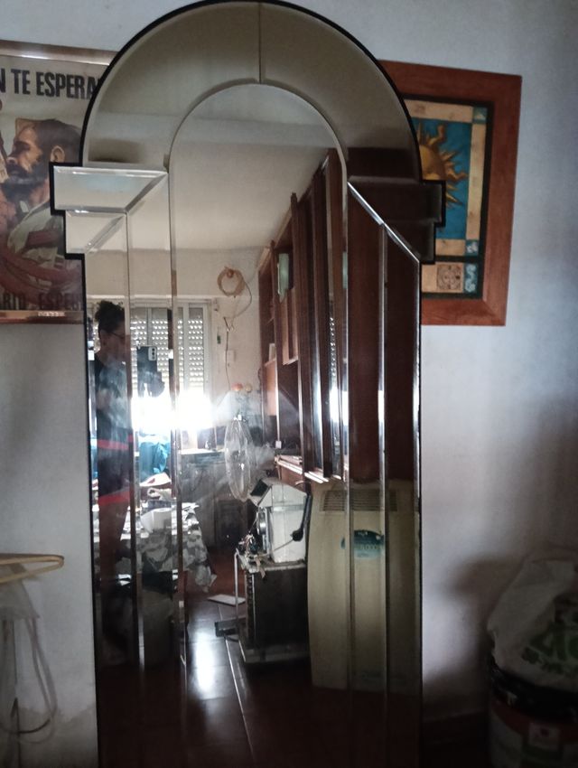 Espejo vintage biselado