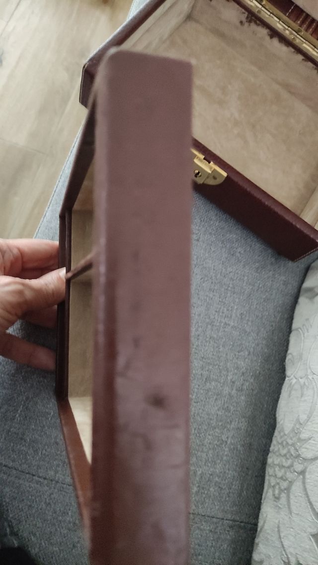 Joyero vintage marrón