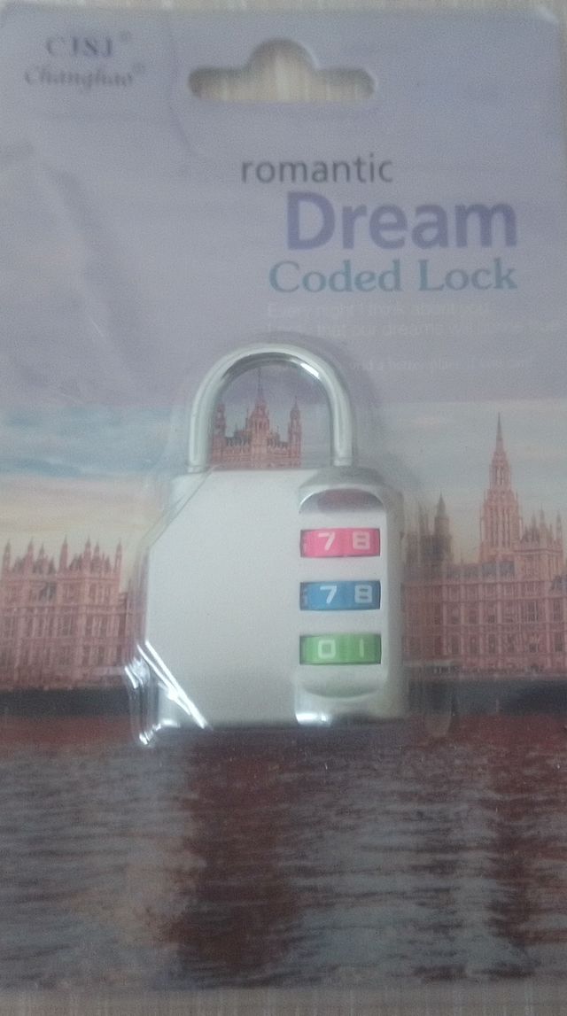 Candado combinación romántico