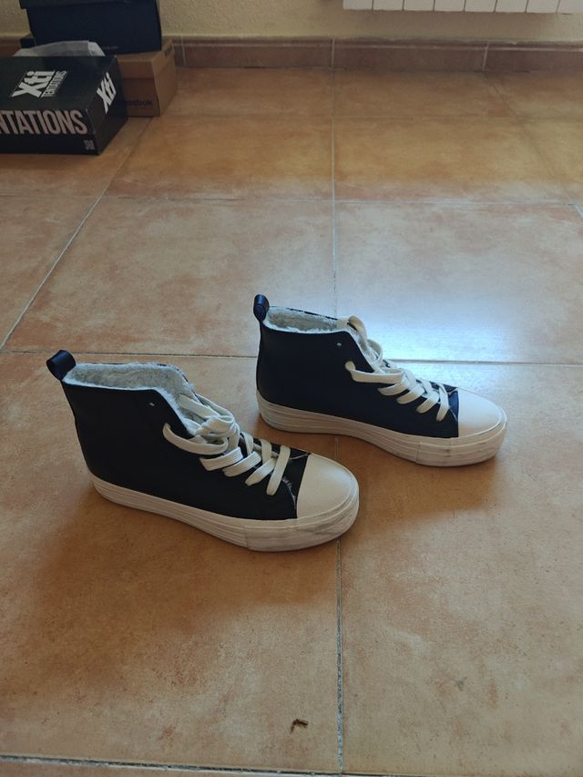 Zapatillas negras altas - invierno