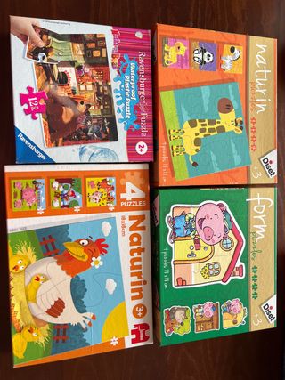 4 Puzzles infantiles DIsset Ravensburger