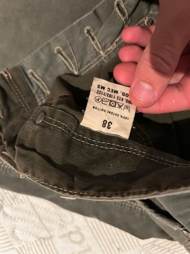 Bermuda Uomo Verde Oliva