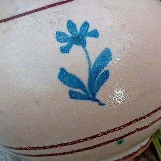 Antico bricco Volkskeramik dipinto mano 