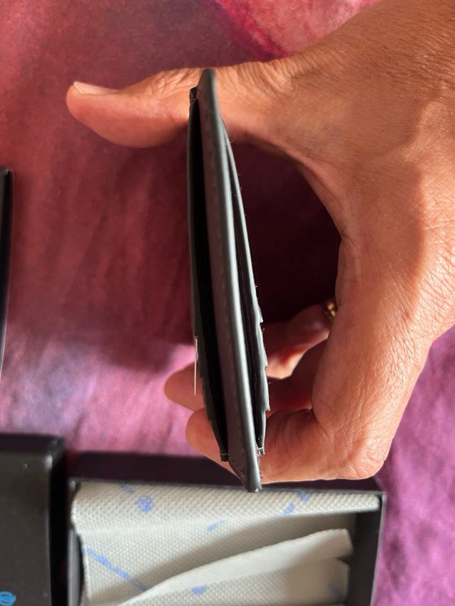 Portacarte Piquadro marrone nuovo