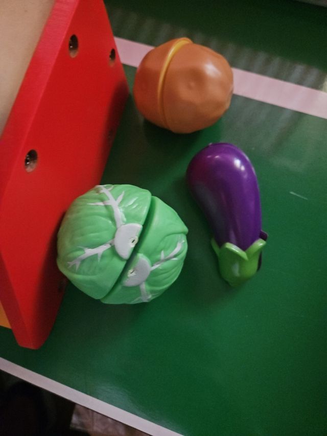 Bascula madera juguete mercado