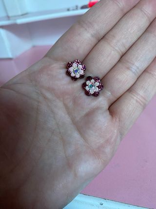 pendientes Florales Multicolor