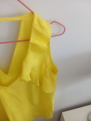 Blusa Amarilla SuiteBlanco - Talla xs.