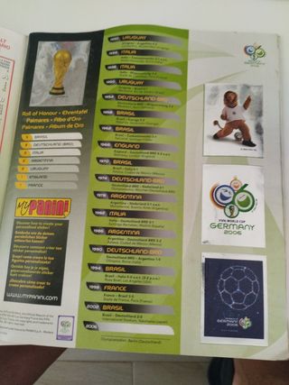 Álbum Panini Mundial Alemania 2006. Messi.
