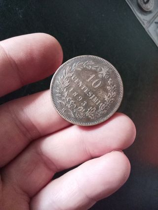 10 Centesimi 1893 Regno Italia roma