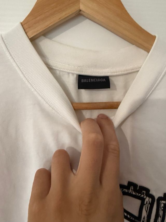 Balenciaga T-Shirt Bianca Bitcoin