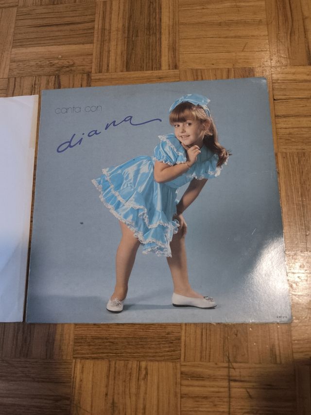 Vinilo Infantil Canta con Diana