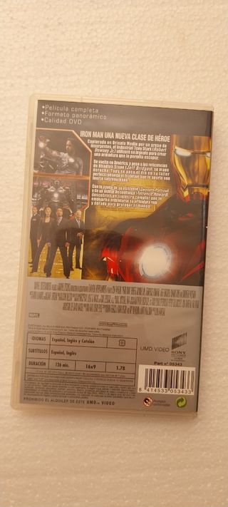 Iron Man UMD PSP - Película
