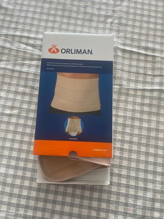 Faja abdominal Orliman - Beige para hernia