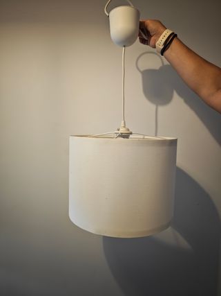 Lampara techo Ikea blanca