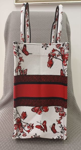 Borsa Dior book tote farfalle media 