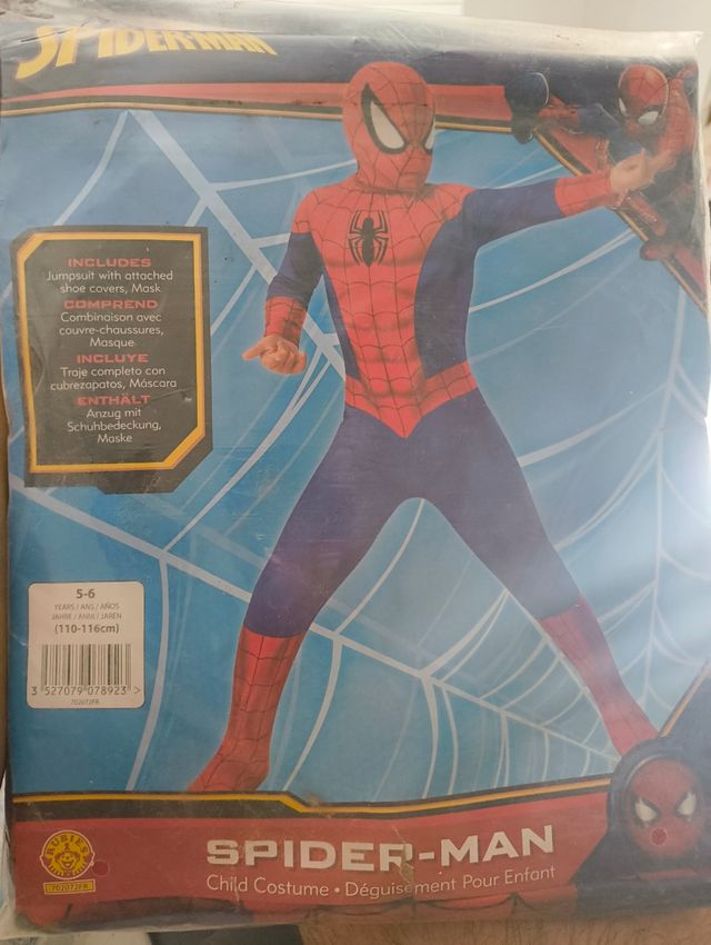 Traje Spider-Man niño 5-6 años