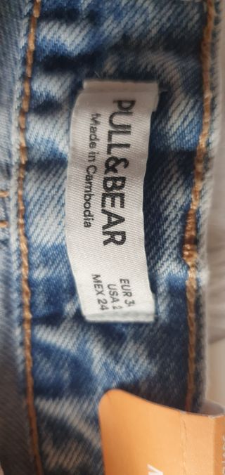 Vaqueros Pull&Bear Mom fit 34
