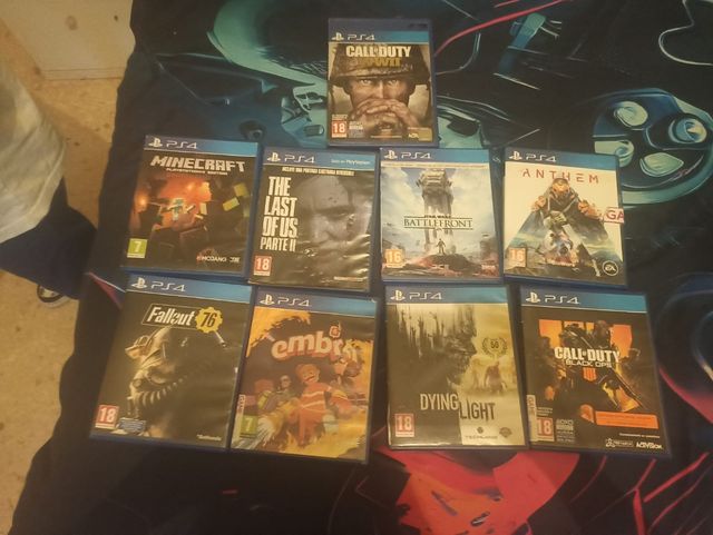PS4 + 8 juegos