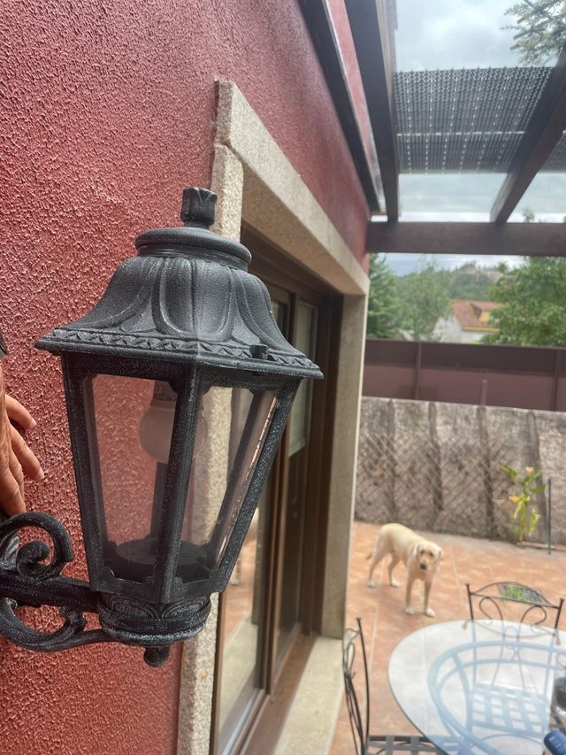 5 apliques de exterior antiguo