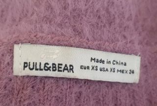 Jersey PULL&BEAR morado talla XS