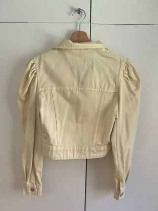 Chaqueta vaquera Bershka amarilla - Talla S