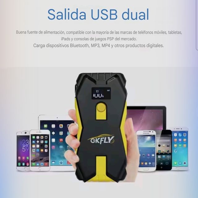 Arrancador coche GKFLY - Batería portátil