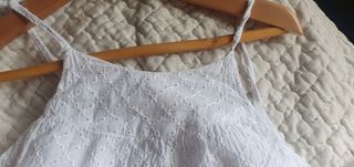 Vestido blanco algodón