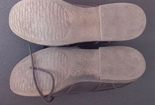 Zapatos Oxford negros tallan para un 38