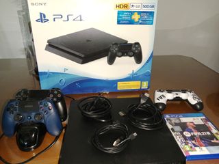 PS4 (PlayStation 4) 500GB + 2 mandos