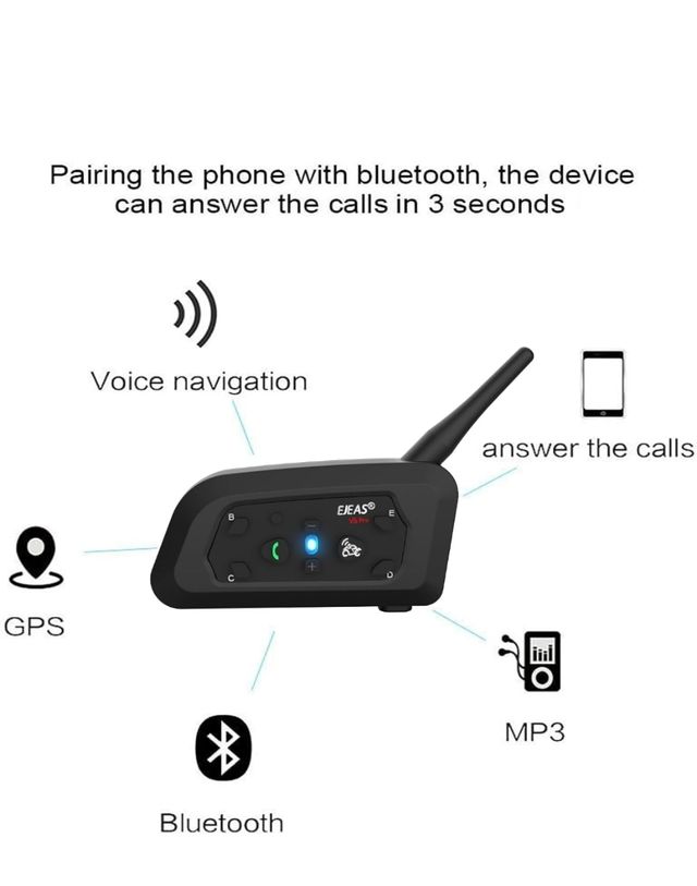 Intercomunicador Moto EJEAS V6 PRO  X2