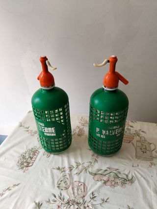 Botellas sifón vintage