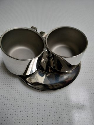 Tazas Acero Inoxidable - 2 pzas