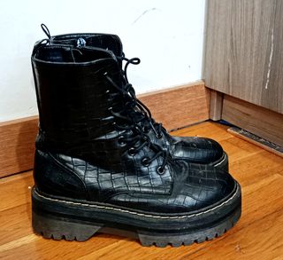 Botas plataforma negras