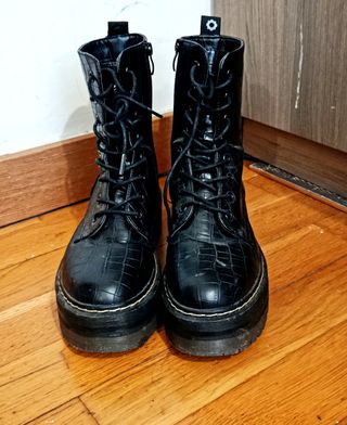 Botas plataforma negras