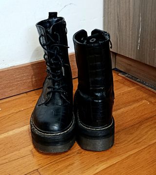 Botas plataforma negras